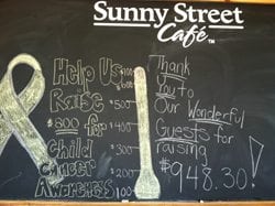 sunny street cafe childrens cancer fundraiser web