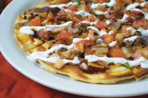 carnitas flatbread